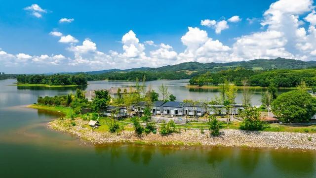 林湖岛间露营烧烤野趣又好玩！开元棋牌成都出发最快05h山(图25)