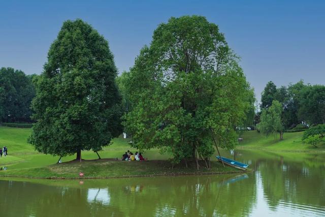 林湖岛间露营烧烤野趣又好玩！开元棋牌成都出发最快05h山(图33)