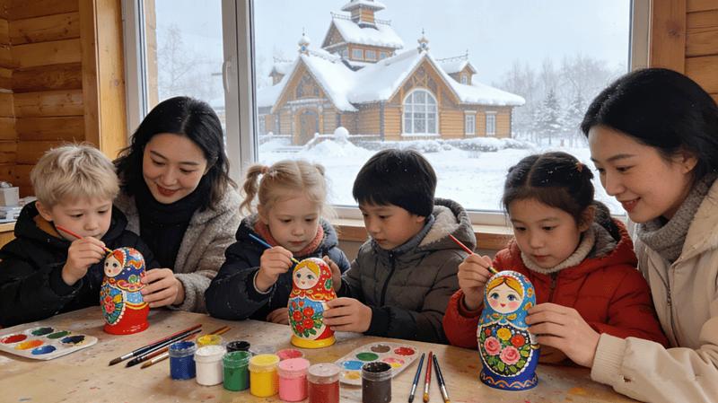 行社带领四口之家解锁暖冬奇遇哈尔滨！开元棋牌冰城遛娃天花板！江苏友好旅(图5)