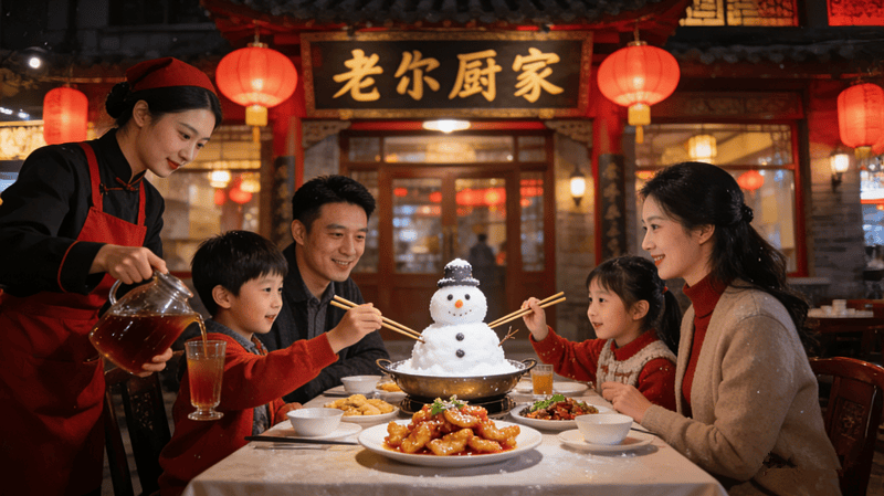 行社带领四口之家解锁暖冬奇遇哈尔滨！开元棋牌冰城遛娃天花板！江苏友好旅(图6)